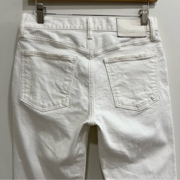 Moussy Vintage White Burnside Ankle Cropped Skinny Jean Size 26 - Picture 8 of 14